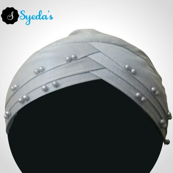 Fancy Color Pearls Underscarf Hijab Cap - Image 7