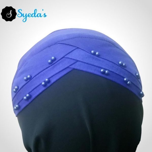 Fancy Color Pearls Underscarf Hijab Cap - Image 4